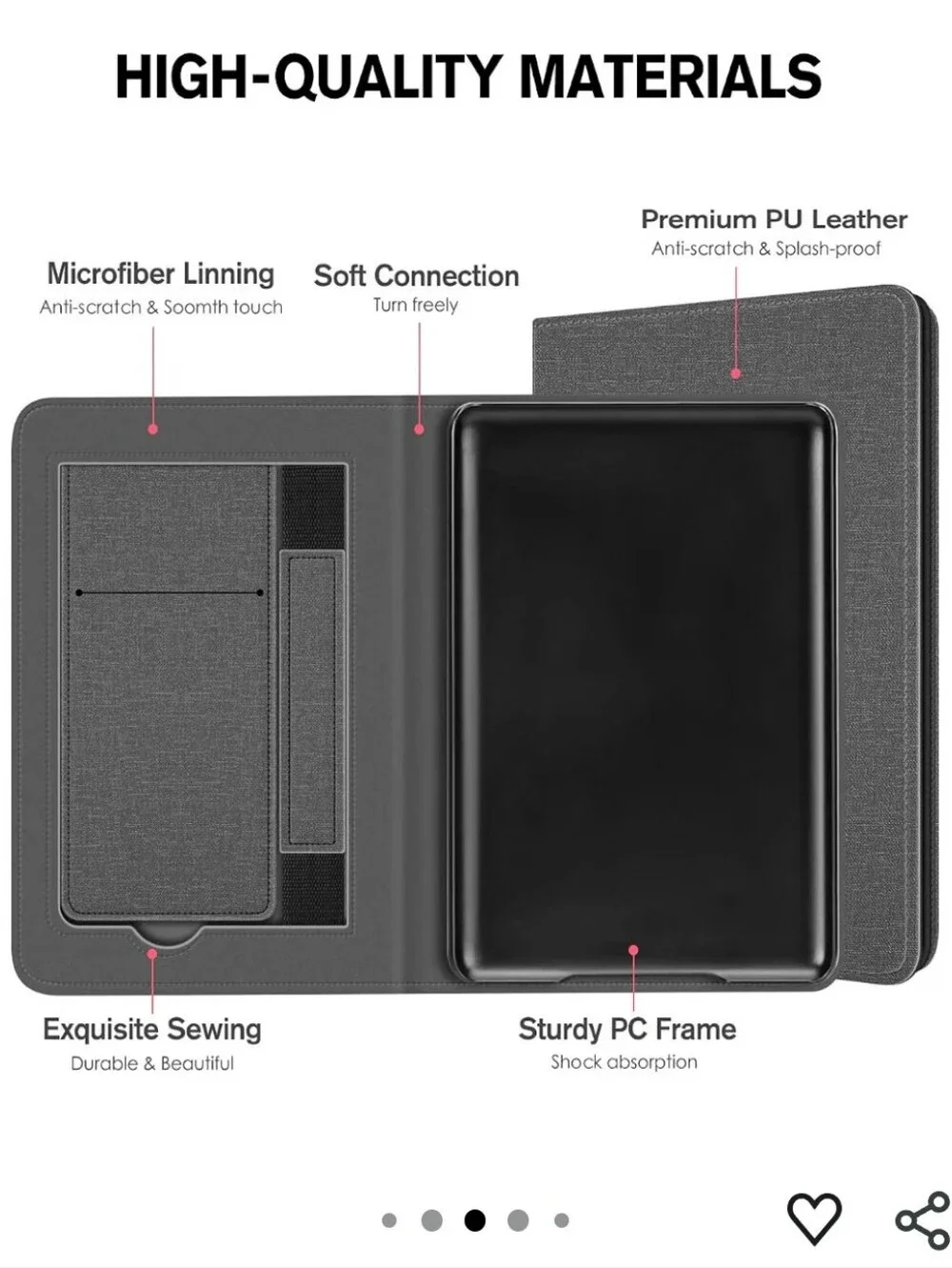 New Ayotu case for Kindle Paperwhite 2021  PU Leather Cover 11th Gen Blue